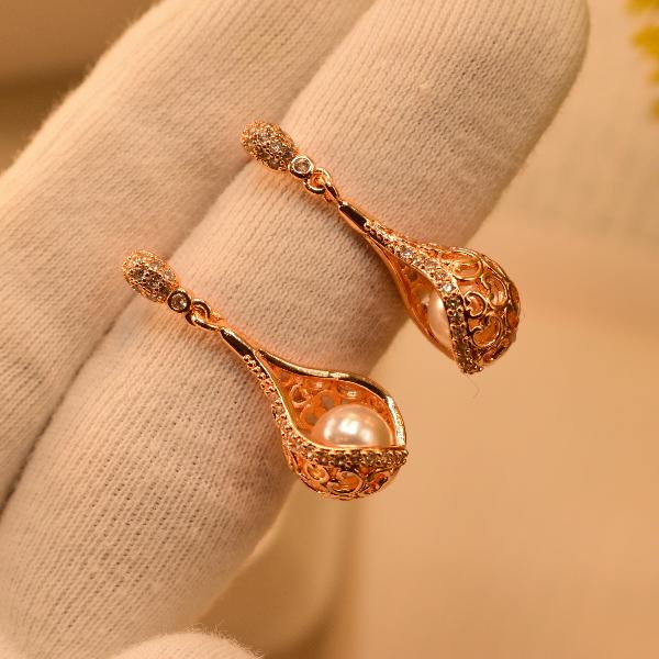 Beautiful Nest Gold Coated Earings