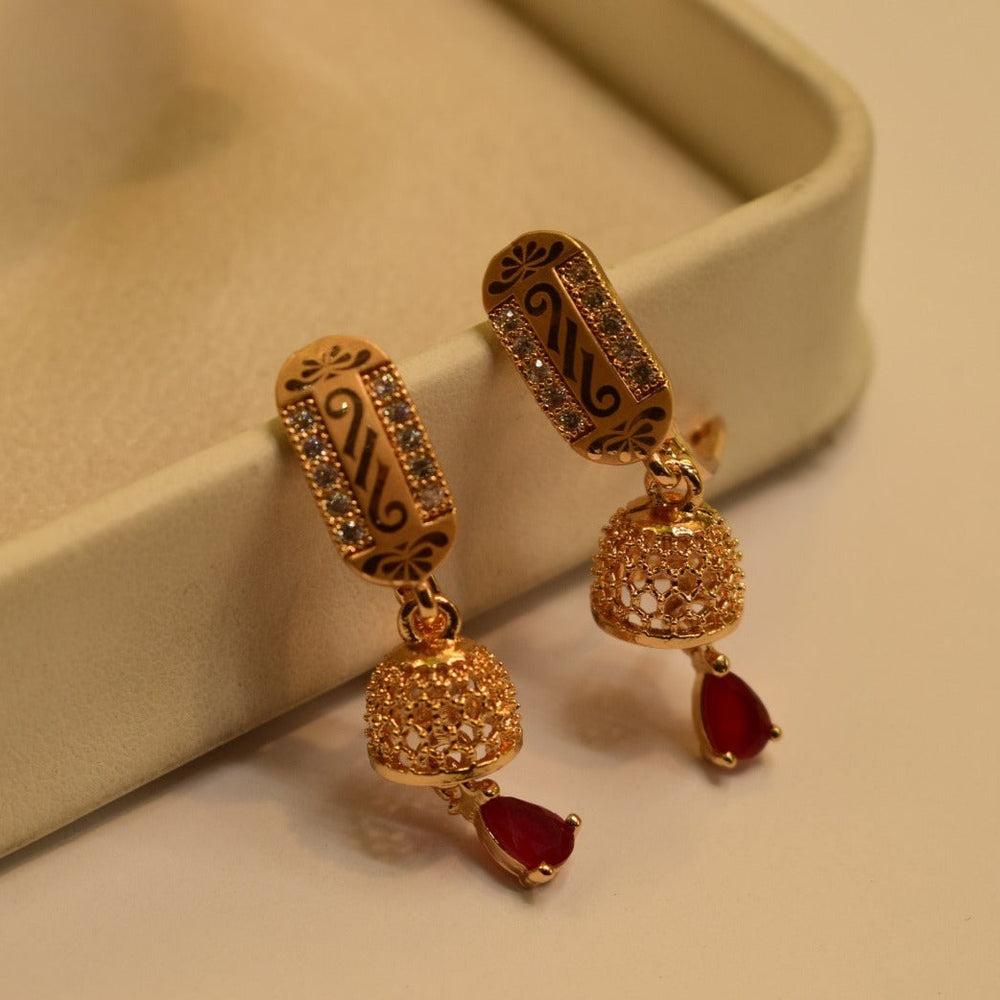 Unique Design Gold plated Earings