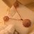 Glamours Gold Coated Real Stone Necklace Set