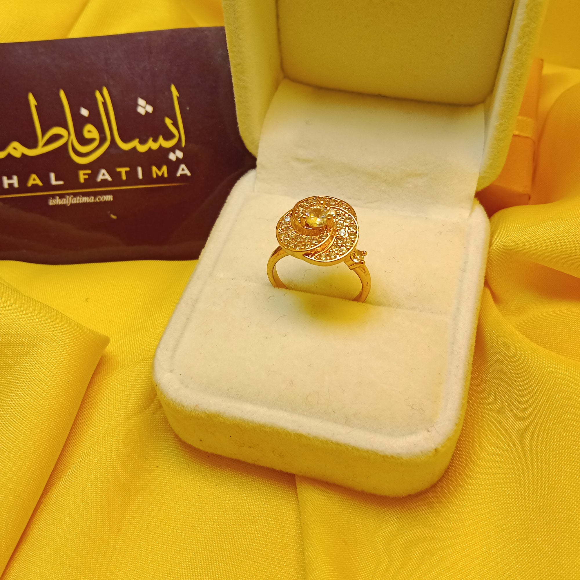 Unique Design Gold plated Ring