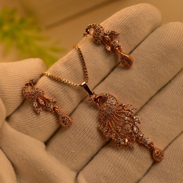 Beautiful Peacock Necklace Set